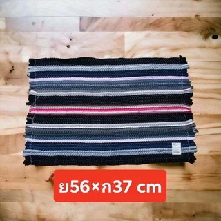 พรมเช็ดเท้า ผ้าเช็ดเท้า แบบถัก นิ่ม ซับน้ำได้ดี พรม พร้อมส่ง ขนาด ยาว56 กว้าง37 cm
