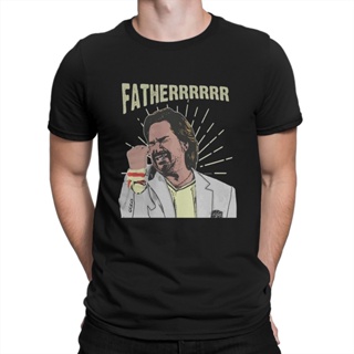 [S-5XL] เสื้อยืด ผ้าฝ้ายแท้ พิมพ์ลาย Douglas Reynholm Father สไตล์วินเทจ สําหรับผู้ชาย