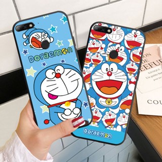 เคสโทรศัพท์มือถือ ซิลิโคนนุ่ม ลายการ์ตูนโดราเอมอน สําหรับ Huawei Y7 Prime 2017 Pro 2018 2019