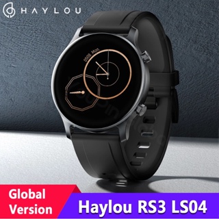 Haylou RS3 สมาร์ทวอทช์ LS04 หน้าจอ AMOLED GPS 5ATM กันน้ํา วัดอัตราการเต้นหัวใจ SpO2 บลูทูธ 5.0 สําหรับผู้ชาย