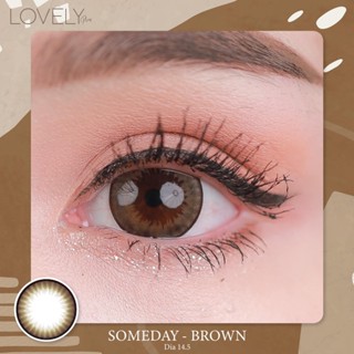 คอนแทคเลนส์ รุ่น Someday สีน้ำตาล ขนาดบิ๊กอาย (lovelylens)