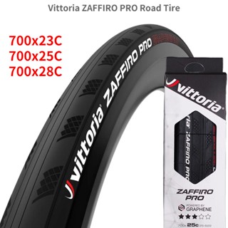 Vittoria ZAFFIRO PRO ยางล้อรถ 700×23C 25C 28C พับได้ สําหรับฝึกซ้อม 700C