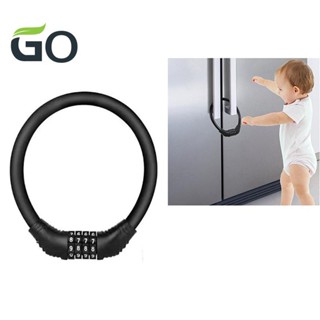 2 Pieces Child Freezer Padlock ChildrenS Refrigerator Lock for French Door Freezer Cabinet