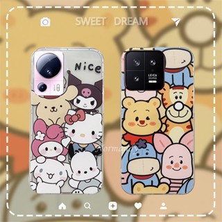 ใหม่ เคสป้องกันโทรศัพท์มือถือ TPU แบบนิ่ม ลายการ์ตูนน่ารัก กันกระแทก สําหรับ Xiaomi 13 Pro Mi 13 Lite POCO X5 Pro 5G 2023