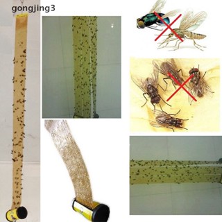 gongjing3 4 Rolls Insect Bug Fly Glue Paper Catcher Trap Ribbon Tape Strip Sticky Flies th