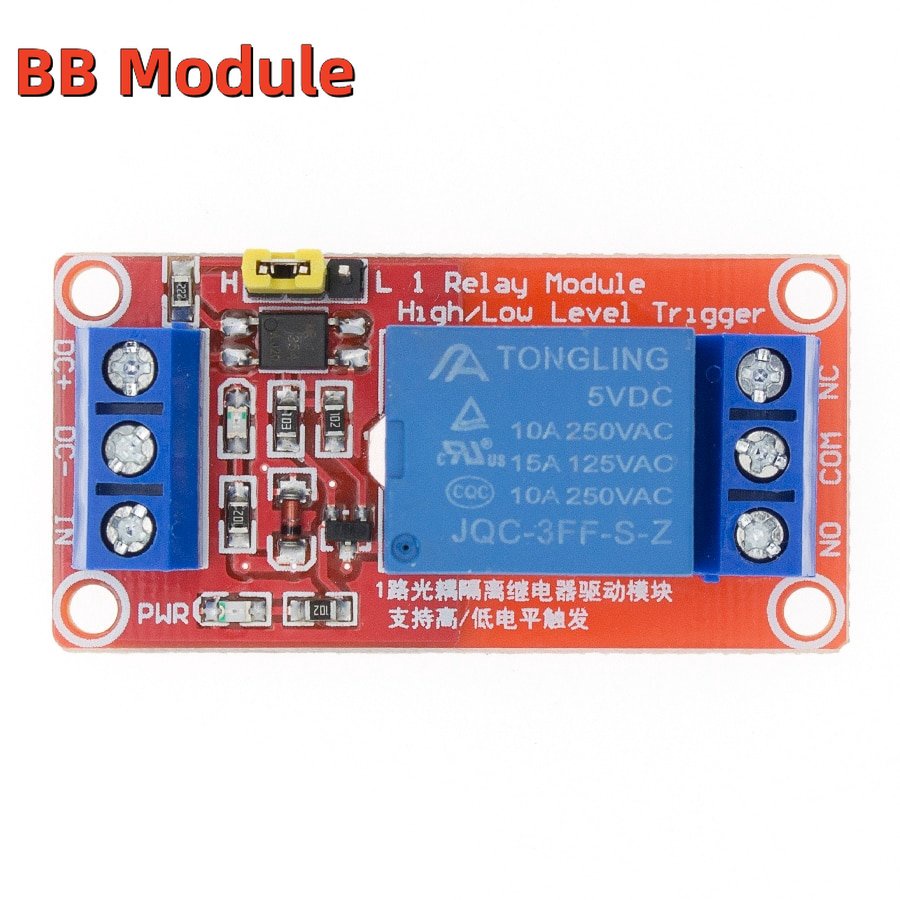 1/3 ชิ้น 5 โวลต์ 1 ช่องโมดูลรีเลย์บอร์ดโล่พร้อม optocoupler สนับสนุนทริกเกอร์ระดับสูงและต่ํา