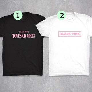 BLACKPINK LOVESICK GIRLS ROSE LISA JISOO JENNIE T-shirt group baju KPOP T Shirt unisex shirt