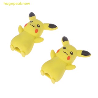 hugepeaknew 2pcs/set Pokemon Pencils Case Anime Pikachu Cartoon Erasers Kids Student Gift Nice