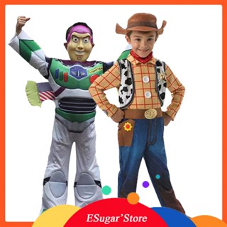 ชุดจั๊มสูทคอสเพลย์ Toy Story Buzz Lightyear Woody เหมาะกับงานปาร์ตี้ฮาโลวีน สําหรับเด็กผู้ชาย