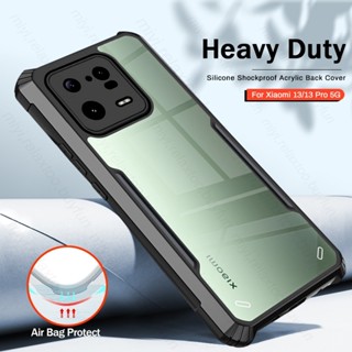 Transparent Acrylic TPU Soft Frame Cover For Xiaomi13 Xiaomi 13 Pro 5G Shockproof Armor Cover