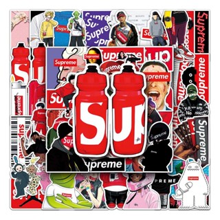 สติกเกอร์โลโก้ Supreme Street Wear กันน้ํา สําหรับติดตกแต่งกระเป๋าเดินทาง สเก็ตบอร์ด 54 แผ่น