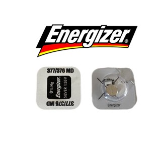 ถ่านกระดุม ถ่านนาฬิกา Energizer 377/376 (SR 626SW,SR 626W) Battery Silver Oxide 1.55V แพคกิ้งเม็ดเดี่ยว ถ่าน