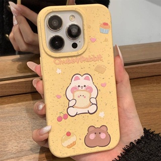 เคสโทรศัพท์มือถือ แบบนิ่ม ลายการ์ตูนกระต่าย กันกระแทก สําหรับ Apple Iphone 14promax 13 12 11 xs