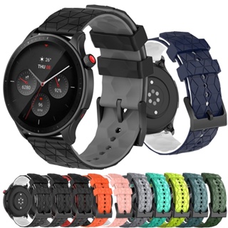 ใหม่ สายนาฬิกาข้อมือซิลิโคน 22 มม. สําหรับ Huami Amazfit GTR 4 3 3pro 2 2e Amazfit Stratos 3 2