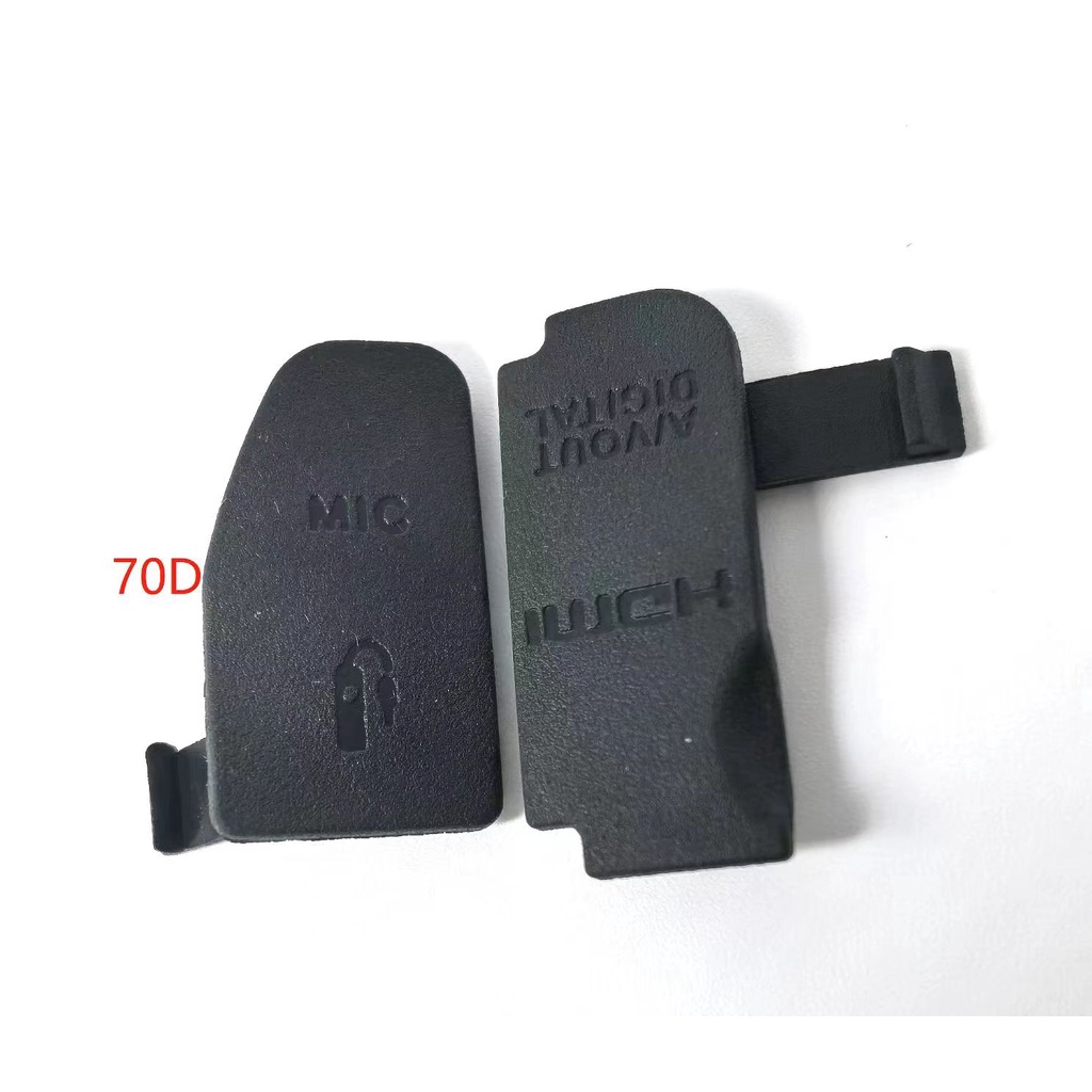 ใหม่ USB/HDMI DC IN/VIDEO OUT ยางประตูด้านล่างสําหรับ Canon 7D 40D 50D 60D 70D 77D 800D 600D 650D 700D กล้องซ่อม Part