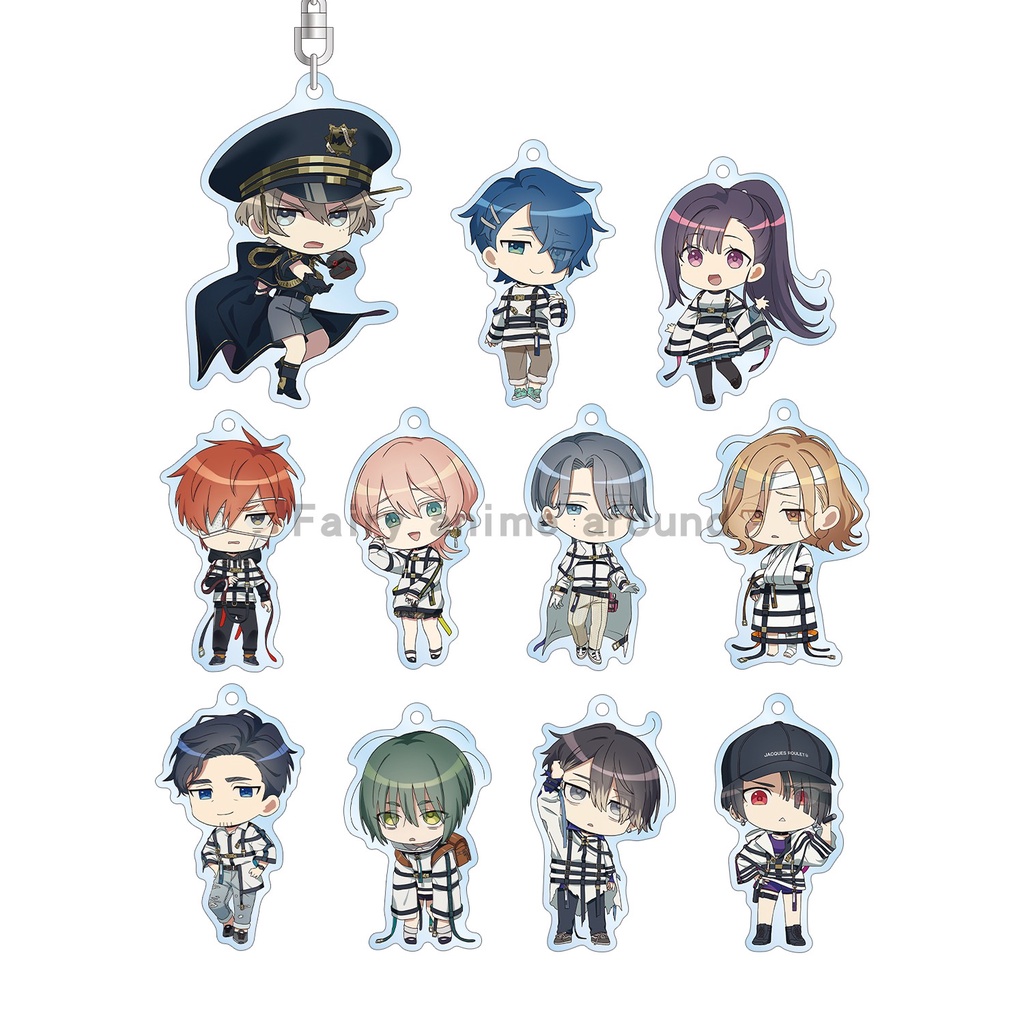 Milgram พวงกุญแจอะคริลิค จี้ฟิกเกอร์ Mukuhara Kazui Shidou Kirisaki Es Haruka Sakurai Yuno ของเล่น ของขวัญ