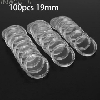Coin capsules Clear Plastic Storage Transparent Case Collection Holder