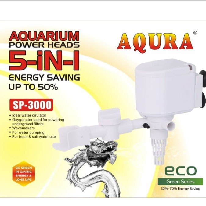 Aqura Armada Kiyosaki Series Kenceng Hydroponic Pond Aquarium Pump