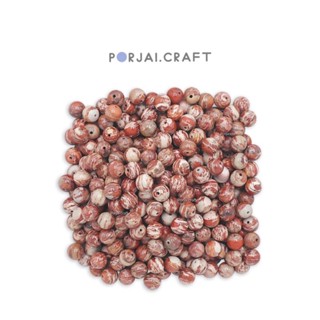 Brecciated Jasper beads ลูกปัดแจสเปอร์