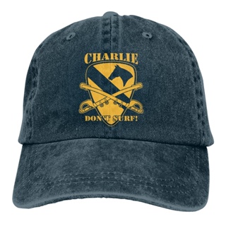ใหม่ หมวกยีน ลาย Apocalypse Now Charlie Dont Surf ปรับได้ ของขวัญฮาโลวีน XQ