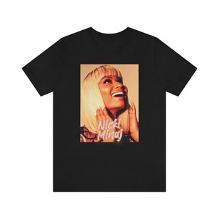 เสื้อยืด คอกลม พิมพ์ลาย Nicki Minaj Aesthetic Premium เหมาะกับของขวัญวันเกิด สไตล์มินิมอล สําหรับผู้ชาย และผู้หญิง