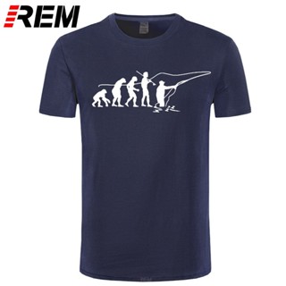 Rem เสื้อยืดแขนสั้นลําลอง พิมพ์ลาย Evolution OF Fly Fishing คุณภาพสูง 16 สี