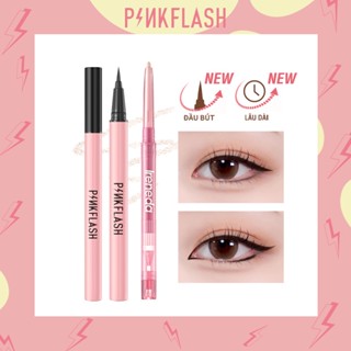 Pinkflash มาสคาร่าอายไลเนอร์ เนื้อไฟเบอร์ กันน้ํา ติดทนนาน 2 ชิ้น