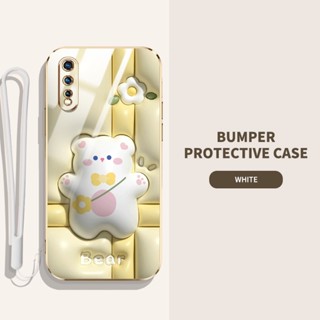 เคสโทรศัพท์มือถือ ลายสัตว์ และพืชน่ารัก 3D พร้อมสายคล้อง สําหรับ Vivo S1 IQOO NEO 1907