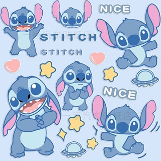 Cartoon Cute Stitch Stickers DIY Laptop iPad Mobile Phone Water Cup Electric Car Decorative Sticker Waterproof Fadw