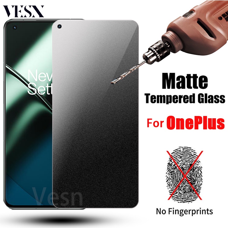 ฟิล์มกระจกด้าน ใช้สำหรับ ช่วยลดรอยนิ้วมือ OnePlus ACE 3V 10T 9 8T Pro 7T 7 6T Nord 4 2T N10 N100 CE 4 2 Lite 4G 5G 2024