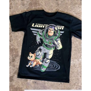   Buzz Lightyear tshirt  เสื้อยืด สีดำ  Black Timber T-Shirt ผ้าคอตตอน สกรีนลายแน่น S M L XL XXL