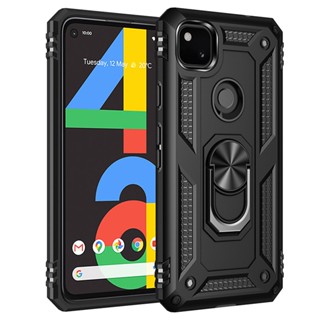 เคสโทรศัพท์มือถือ โลหะ ทนทาน พร้อมขาตั้ง สําหรับ Google Pixel 4A 4A 5G 5 5A