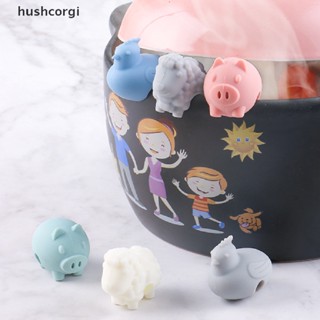 [hushcorgi] ใหม่ พร้อมส่ง แคลมป์ซิลิโคน ป้องกันการรั่วไหล สําหรับจับฝาหม้อ 1 3 ชิ้น