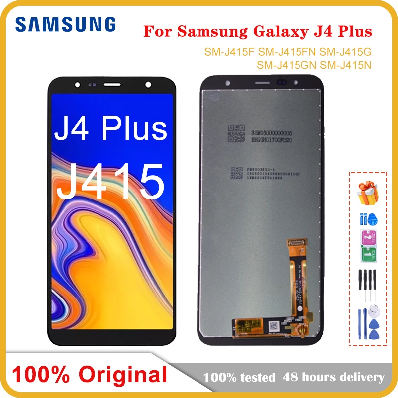 6.0 "; สําหรับ Samsung Galaxy J4 plus J415 J415F จอแสดงผล LCD Touch Screen Digitizer สําหรับ Galaxy 