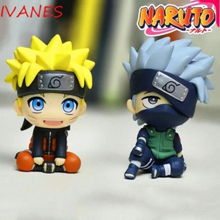 Ivanes โมเดลฟิกเกอร์การ์ตูน Naruto Action Miniatures Kakashi ของเล่นสะสมของสะสม