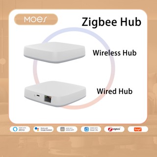 Tuya ZigBee 3.0 Smart Gateway Hub สะพานบ้านอัจฉริยะ Smart Life APP รีโมทคอนโทรลไร้สายทำงานร่วมกับ Alexa Google Home