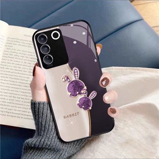 เคสVivo V29 V27 5G เคส Vivo V27E V25E เคส V25 V27 Pro 5G เคสโทรศัพท์มือถือแบบแก้วนิ่ม กันกระแทก ลายกระต่าย หรูหรา สําหรับ