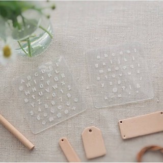 (update!) แผ่นพลาสติกตอกหนัง Easy Leather Stamp ใช้ง่าย ราคา…