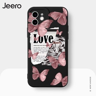 Jeero เคสไอโฟน เคสซิลิโคนนุ่มกันกระแทกน่ารักตลก เคสโทรศัพท์ Compatible for iPhone 15 14 13 12 11 Pro Max SE 2020 X XR XS 8 7 6 6S Plus พลัส HFE2044