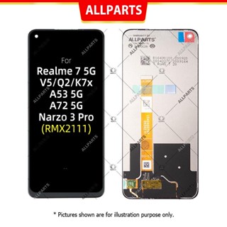 Display​ จอ ทัช สำหรับ Realme 7 4G A53 A72 5G LCD หน้าจอ พร้อมทัชสกรีน