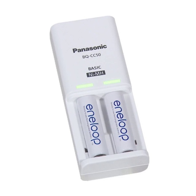 ถูกที่สุด ของแท้ Original Panasonic eneloop BQ-CC50T Battery Charger แท่นชาร์จถ่าน ชาร์จได้ทั้ง AA และ AAA ถ่าน