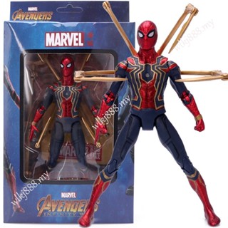 โมเดลฟิกเกอร์ Iron Spider-Man Marvel Avengers 3 Infinity War Normal Edition สําหรับตกแต่งออฟฟิศ