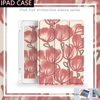 เคส ลาย Sleep Wake พร้อมช่องใส่ดินสอ สําหรับ Ipad Pro 11 นิ้ว Ipad Air 1st 2nd 3rd 4th 5th Mini 1 2 3 4 5 6 Ipad 10th 9th 8th 7th 6th 5th เคส