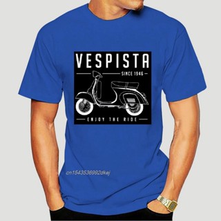 ขายเสื้อยืดพิมพ์ลายแฟชั่น เสื้อยืด โอเวอร์ไซซ์ ลาย Vespista Vespa Lambretta Roller Piaggio Scooter Geschenk 0734D สําหรั