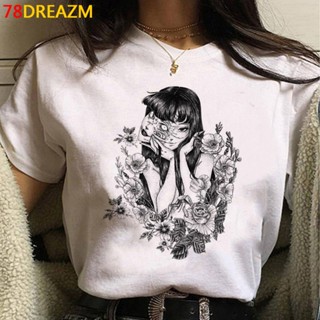 [S-5XL]เสื้อยืด ผ้าฝ้าย พิมพ์ลาย Junji Ito Tomie Shintaro Kago สไตล์วินเทจ สําหรับผู้ชาย