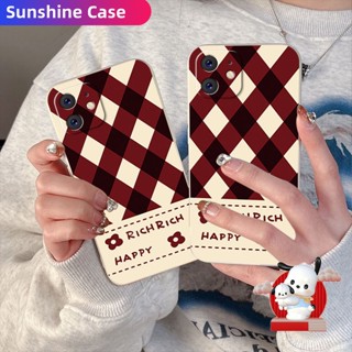 เคสโทรศัพท์มือถือ TPU สําหรับ OPPO A17 A17K A57 A77s A95 A96 A76 A55 A16 A15 A95 A93 A74 A54 A3s A5s A53 A33 A32 A31 A9 A7 A5 A15s Reno 8Z 7Z 6Z A94 A93 A92 A77 A72 A52 F11 ผ้าคลุมสี่เหลี่ยมขนมเปียกปูน