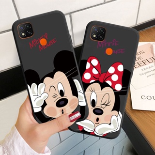 เคสโทรศัพท์มือถือ ซิลิโคนนุ่ม ลายมิกกี้ มินนี่ สําหรับ Xiaomi Redmi 9A 9C 9T Note 9 Pro 9S