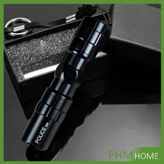 ไฟฉาย LED พร้อมสายคล้อง สำหรับพกพา ใช้ถ่าน AA 1 ก้อน  portable flashlight ถ่าน