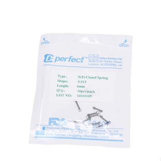 6Packs Close Coil Spring NiTi Alloy Dental Orthodontic Medium Force 0.012* 9 mm