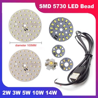 Smd ชิปไฟ LED 5730 2W 3W 5W 10W หรี่แสงได้ DC 5V สาย USB สําหรับไฟฉาย LED